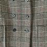 Maje Paris Wool Prince of Wales Check Long Coat Size 36 Autumn Winter Image 4