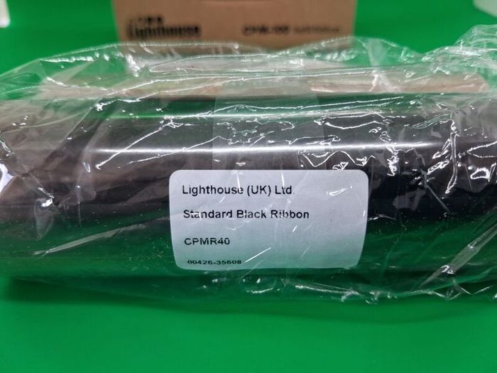 Postage - 2 x NEW Lighthouse CPM-100 Black Ribbon Refill