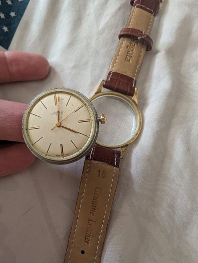 Vintage Mens Roamer Brevete Watch