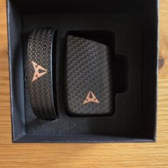 Genuine Copper carbon fibre key cover with bracelet