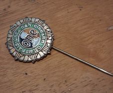 irish veteran ex service military lapel  pin