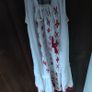White with red details Holiday dress, size 10 Image 5
