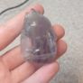 crystal fluorite meowth pokemon carving Image 6