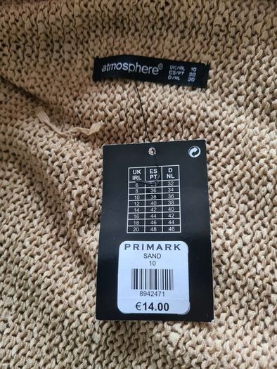 Sand Waterfall Cardigan - Size 10