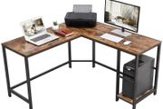 Computer Desk L-Shaped Industrial - Free Delivery Nationwide