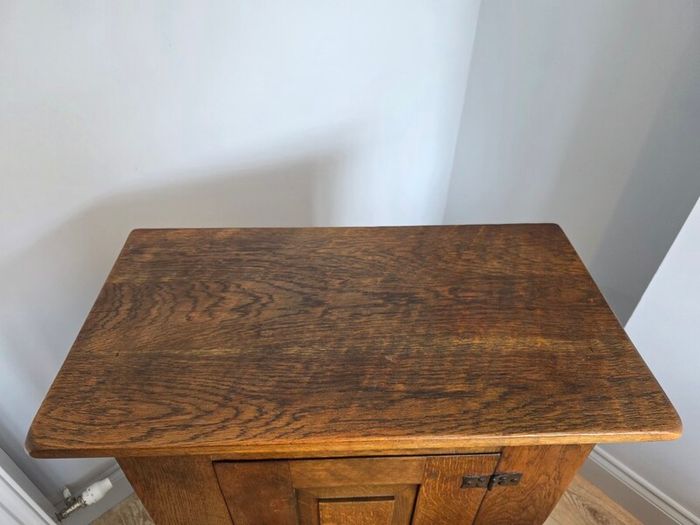 Mid-Century Solid Oak Cabinet