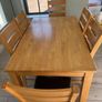 kitchen table and 6 chairs Image 2