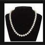 Classy Pearl Earrings with Sparkly Gems Image 2