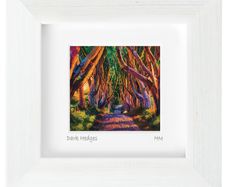 Dark Hedges, Co. Antrim, mini size framed print, by artist Helen Mathews