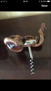 Vintage Twisted Timber Corkscrew