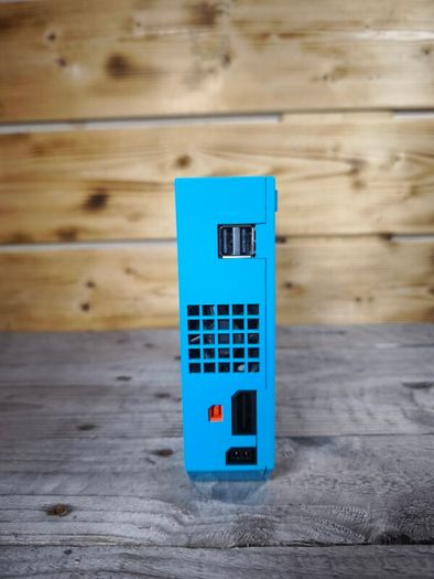 nintendo wii limited edition blue with sport resort