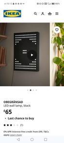 Led wall light