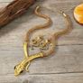 Snake Necklace and Earrings Set Image 3