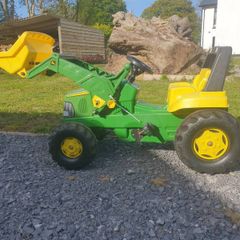 kids ride on tractor set