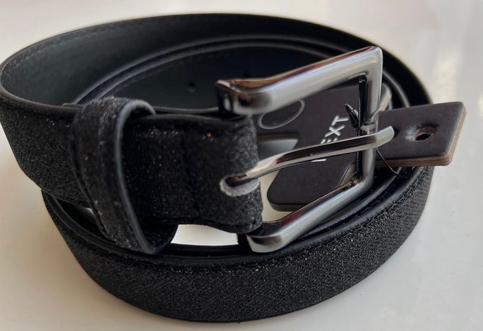 Next Black Glitter Belt