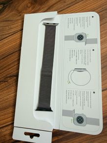 Apple Milanese Natural Loop watch strap 46mm M/L