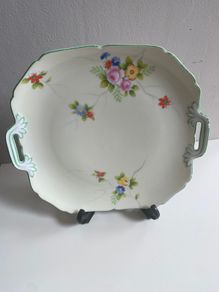 Noritake Japanese two handled  plate