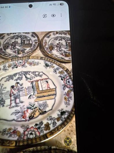 antique dinner set