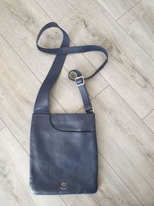 Radley Leather Crossbody Bag Navy