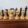 Ebony chess pieces Image 2