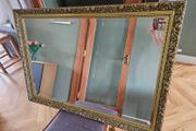 Mirror, antique gold