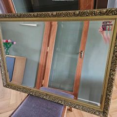 Mirror, antique gold