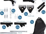main image for ad 4-point tensioning, storm strap, guy ropes, suitable for all awnings