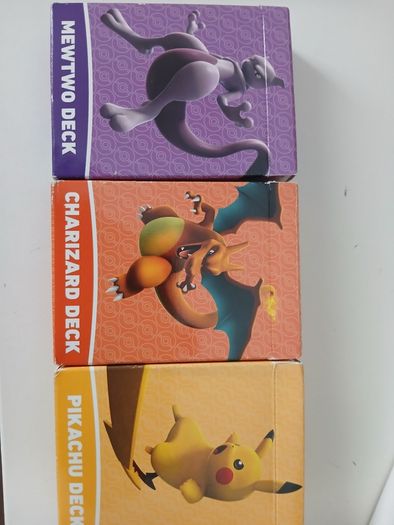 Playroom clear out - Pokemon battle board game with 6 card decks! excellent condition, great value-  LOW PRICE FOR QUICK SALE