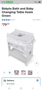 Baby changing table