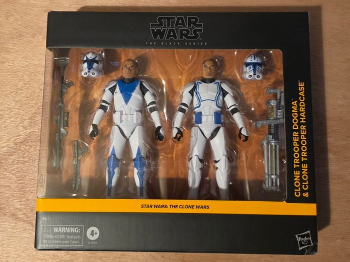 Star Wars Clone Trooper Dogma & Clone Trooper Hardcase 6" Scale Black Series New & Unopened