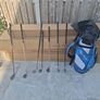 kids golf clubs and bag Image 2