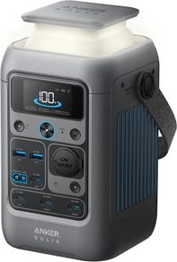 SOLIX C300 DC Power Bank Station, Outdoor 288Wh, Portable Power Station, LiFePO4 Battery, 300W Solar Generator, for Camping, Traveling, and Emergencies (No Wall Adapter Included)