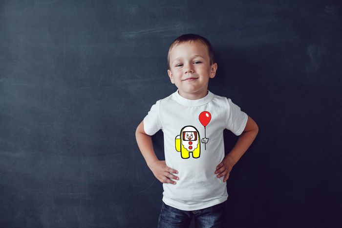 Among Us characters t-shirts for adults and kids