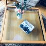 Glass Coffee Table with storage and Lamp Table Image 2