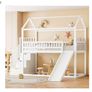 Children Bunk Bed with slide and storage Image 5