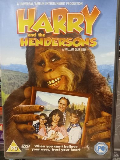 Harry And The Hendersons Dvd 80's Bigfoot Family Movie