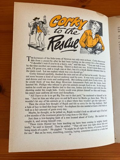 Vintage annual: 'Circus Boy' 1958