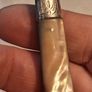 6 Inch Sterling Silver Mother of Pearl Victorian Fruit Knife Image 6