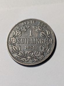 SA. Silver Shilling 1894