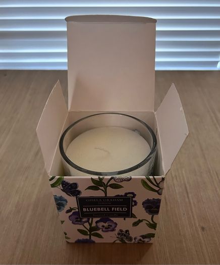 Gisela Graham Scented Boxed Candle - Bluebell Field
