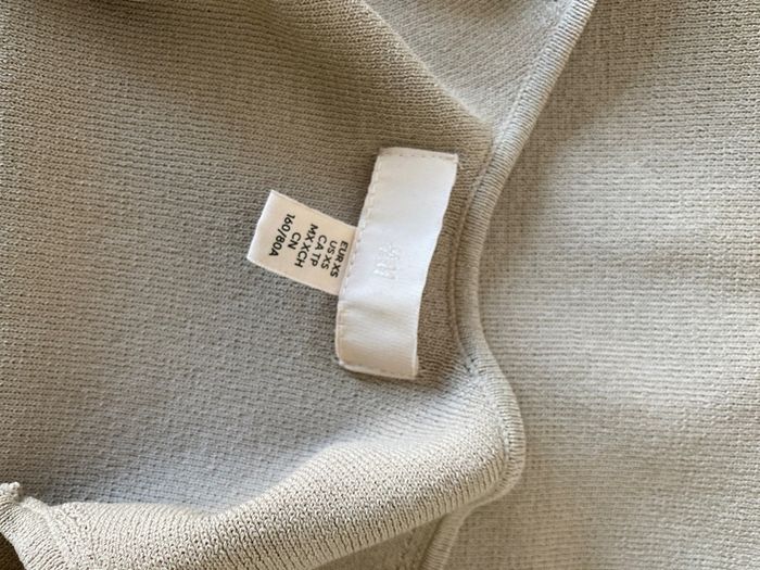 H&M Trend Beige Knitted Vest Top XS