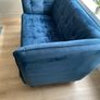 Blue Velvet 3-Seater and 2-Seater Sofas Image 4