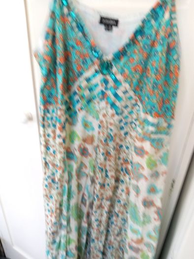 Pomodoro Fine Cotton Floral Dress Cotton Lined