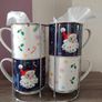 Retro Vintage Style Christmas Nesting Mugs Image 3