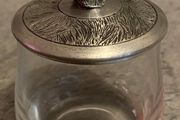 boma pewter lidded jar