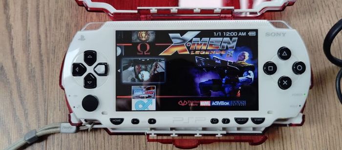 Psp Modded White 64gb Original Charger Original Battery