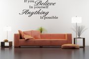 Wall stickers ( believe )