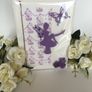 Beautiful handmade purple fairy card Image 7