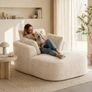 Softy Compressed Indoor Lounge Sofa Chair - Beige Image 5