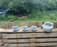 Soup Pot and Bowls